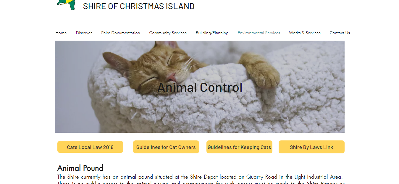 How To Register Cat In Christmas Island