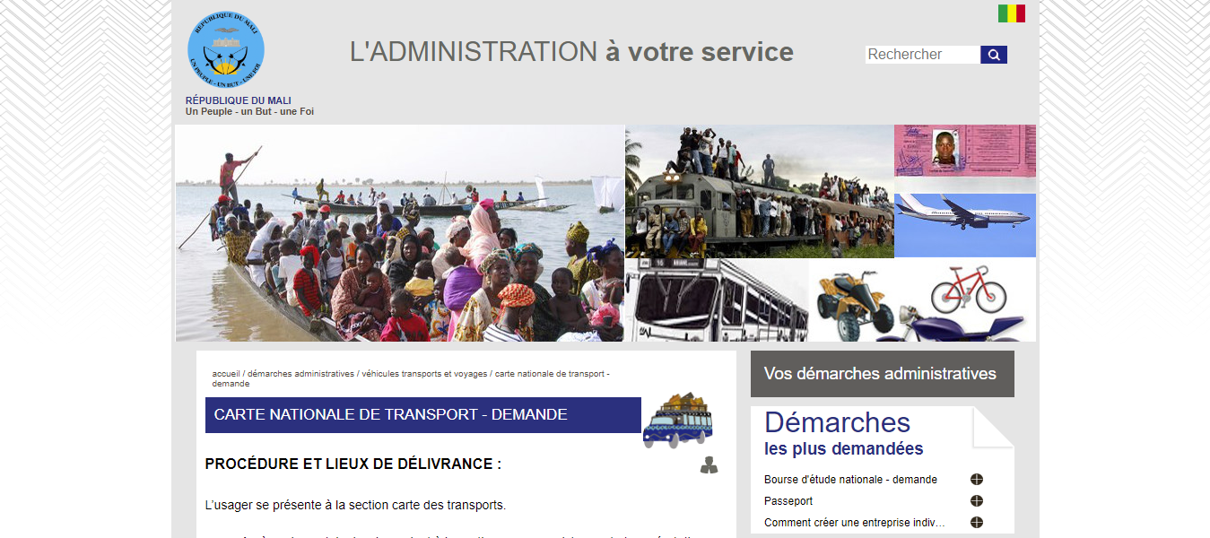 How to Apply for a National Transportation Card In Mali