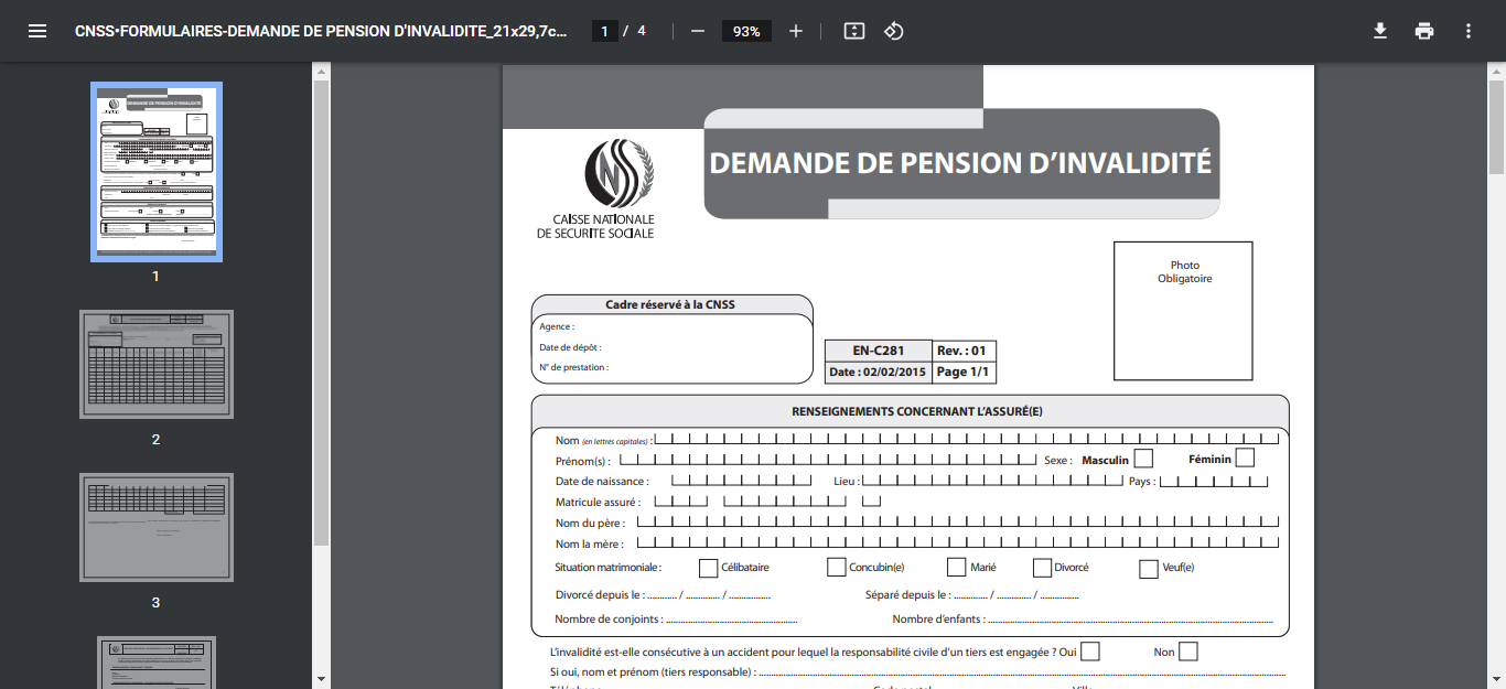 How To Apply for Disability Benefits (Social Security Funds) In Gabon