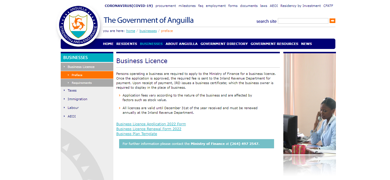 How To Apply for a Business Licence In Anguilla