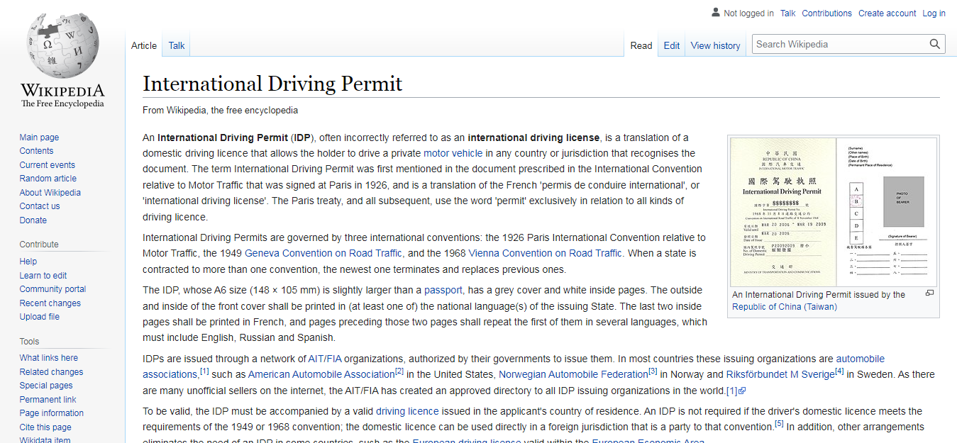 How To International Driver Permit Or License (IDP or IDL) In Algeria 