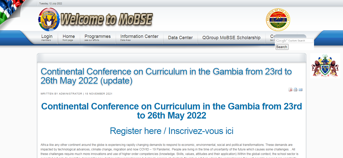 How To Apply for MOBSE Scholarship In Gambia 