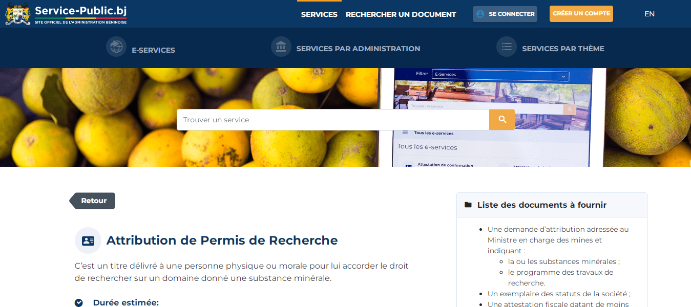 How to Apply for a Research Permit for Mineral Substance In Benin
