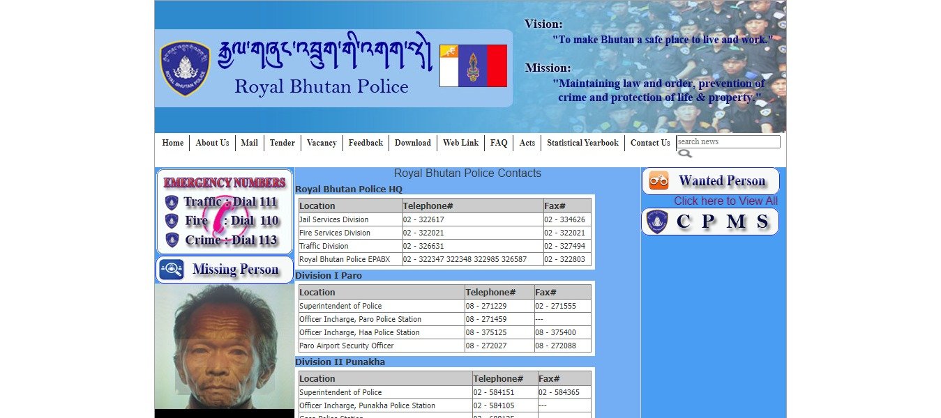 How to Obtain a Police Clearance Certificate (Security Clearance Certificate, SCC) In Bhutan
