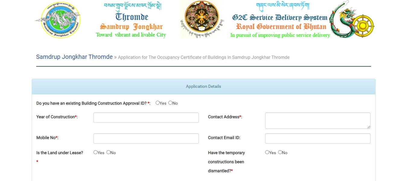 How to Obtain Occupancy Certificate In Bhutan